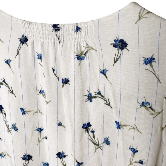 JOIE Bologna C Floral Button Down Peasant Blouse XXS - Picture 9 of 12